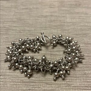 Silpada Silver Cluster Bracelet